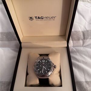 TAG Heuer WAU111A Men's Formula 1 Series Quartz Wrist Watch Black Dial w/ Alarm